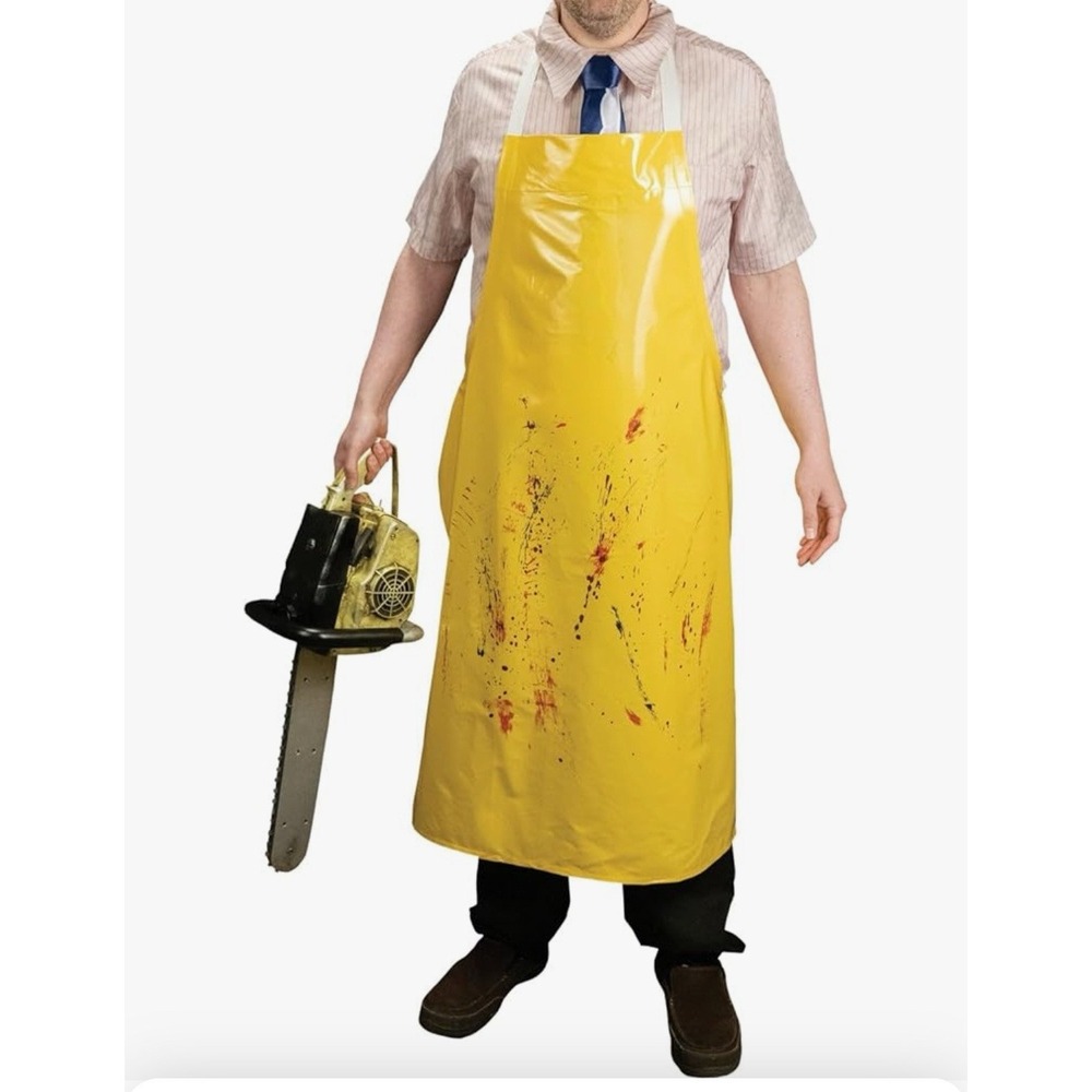 Texas Chainsaw Massacre - Apron - Yellow - Costume Accessory - Child Size NWT